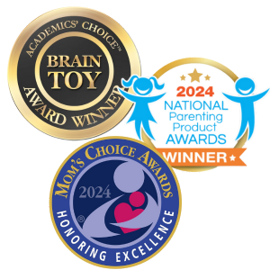 Brain Toy, Moms Choice & National Parent Product Award Seals